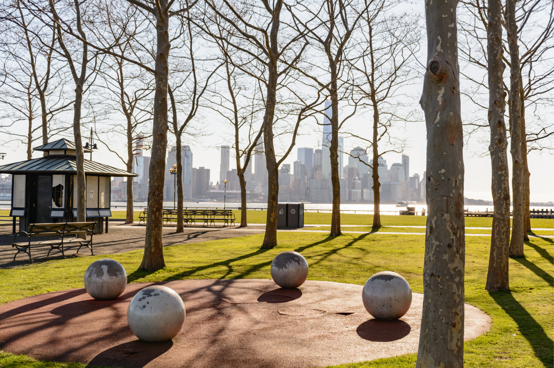 jersey city park near the ashford